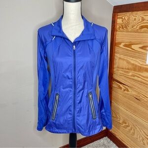 Lululemon Run Nothin' But Run Activewear Jacket in Pigment Blue 6 W4972S
